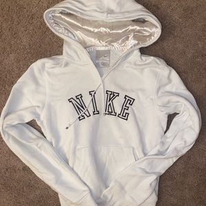 white nike hoodie